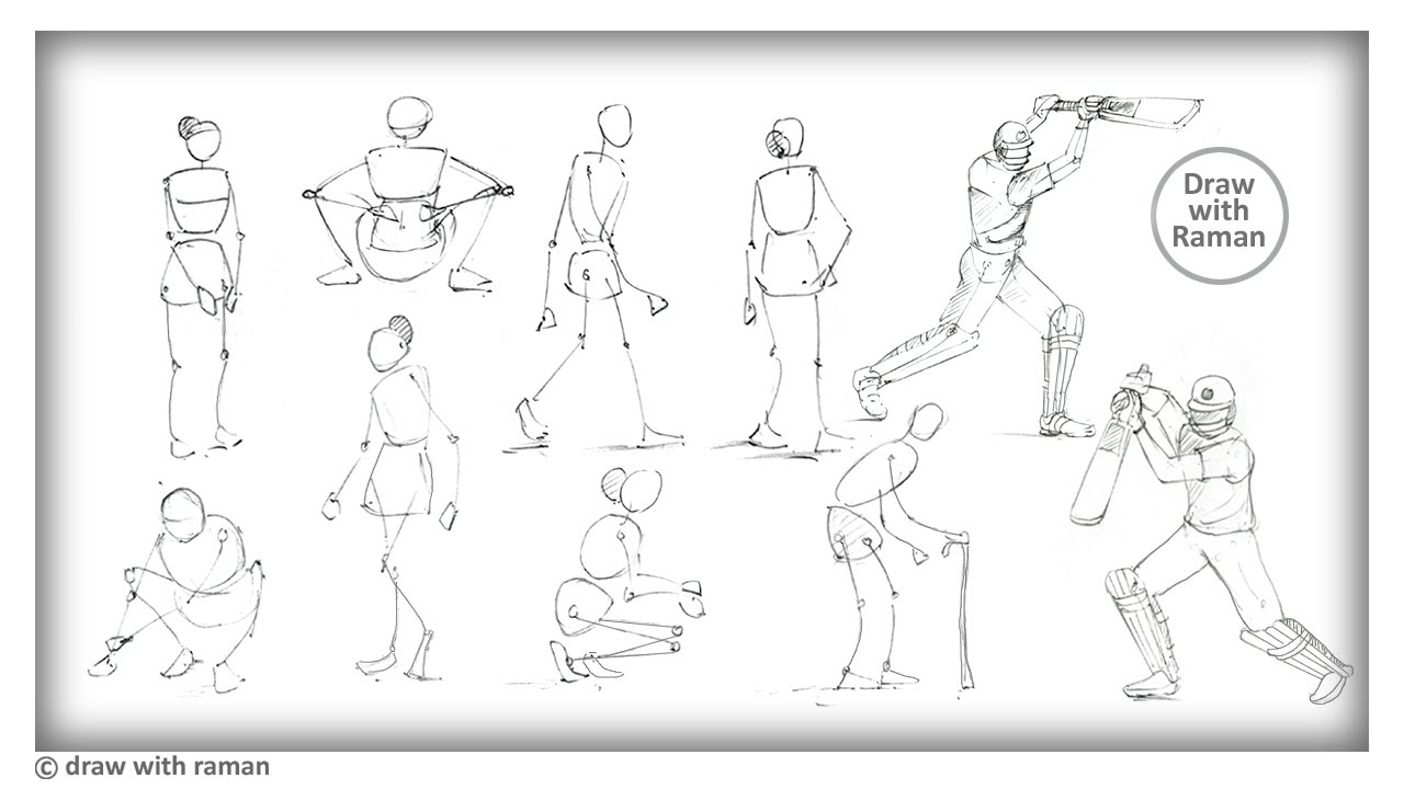 Check It How To Draw Human Figure Sketches - Sketch Drawing