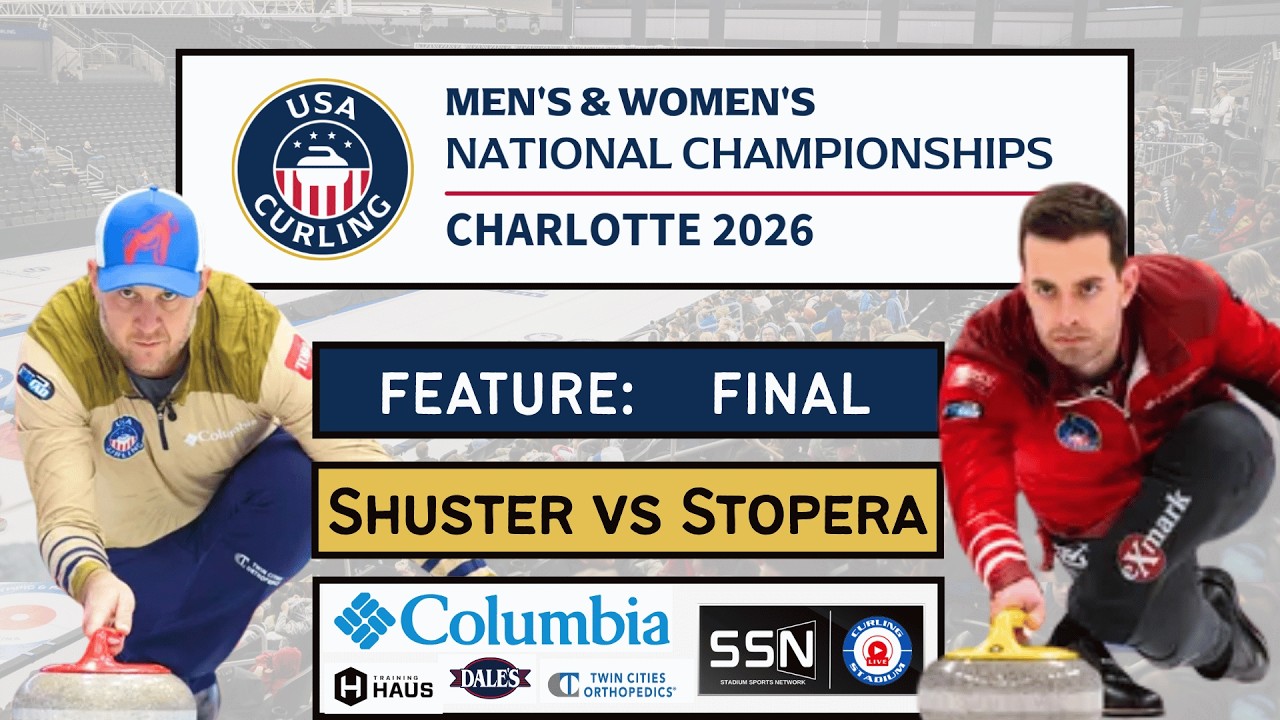 USA Curling Nationals FINAL - 9th End - John Shuster vs. Andrew Stopera