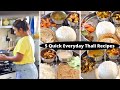 5 Quick Everyday Indian meal ideas | I tried Home-made LUNCH THALI for the entire week