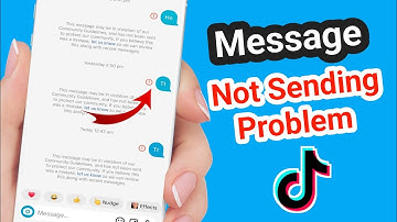 Tiktok Message Not Sending Problem | The account your trying to contact has been suspended |