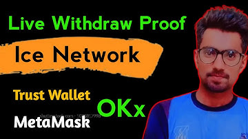How To Withdraw Ice Token From Trust Wallet okx And MetaMask😍 || Ice Network ka withdraw Kaise kare