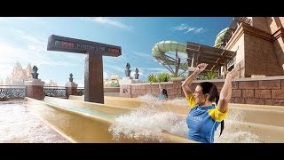 Аквапарк Атлантис Дубае, водная горка Слизерин Water Slides Slitherine GoPro Hero