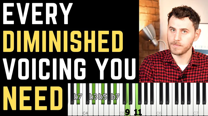 Every Half-Diminished & Diminished Voicing You Need - Jazz Piano Lesson