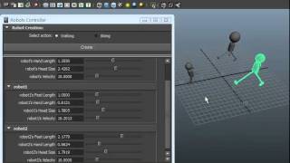Create customized human figures, and persistent control & adjustment by GUI: