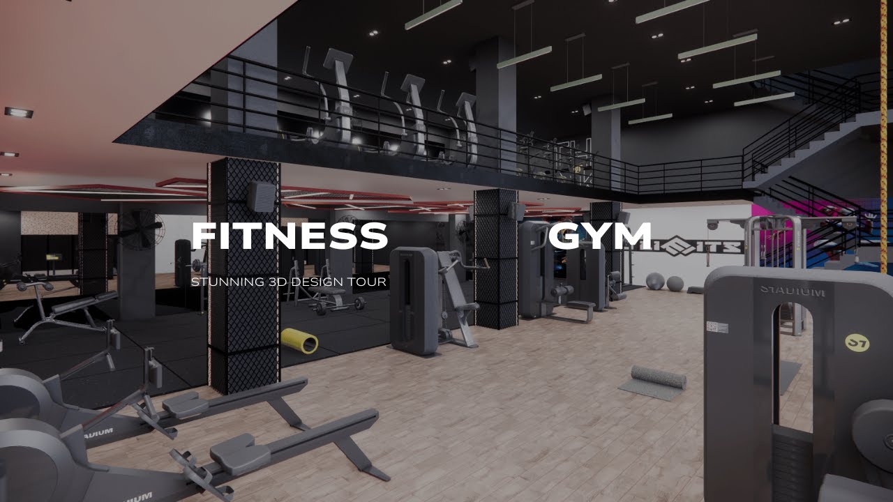 Explore THIS Amazing 3D Gym Design Walkthrough