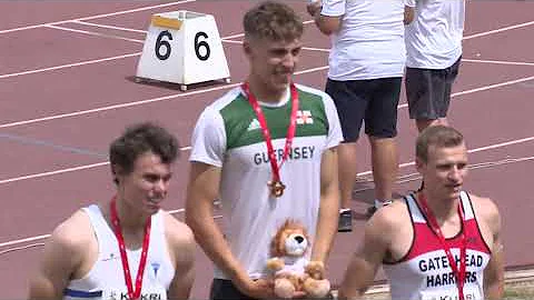 Peter Curtis 400m Hurdles U23 Champion