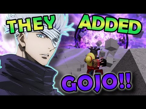 NEW GOJO MOVE in Roblox The Strongest Battlegrounds 