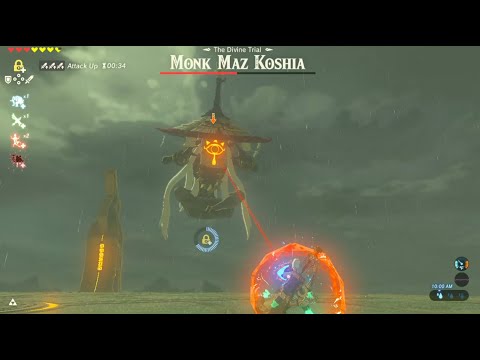 BotW MM DLC - Champions' Ballad: The 5th Divine Beast & Monk Maz - YouTube