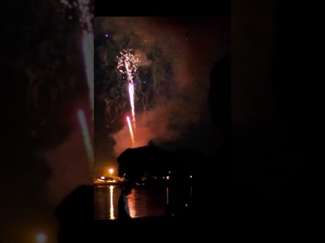 Fourth of July Fireworks over the Bay [Sailing Ixion #Shorts]