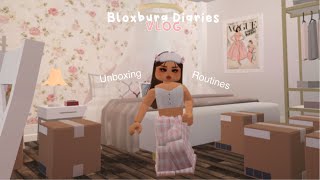 *♡∞:. bloxburg vlog • unboxing • routines • roblox diaries • roleplay ⋆ ˚⋆୨୧˚