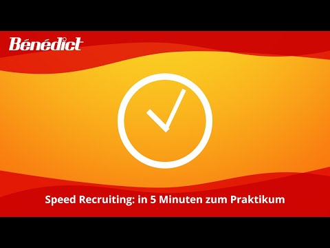 Keine Lehrstelle? Kein Problem dank Speed Recruiting von Benedict!