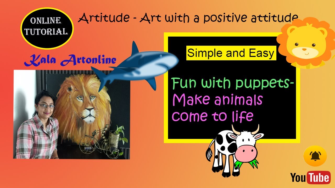 #artwithkala,#lesson28, DIY fun with Puppets - YouTube