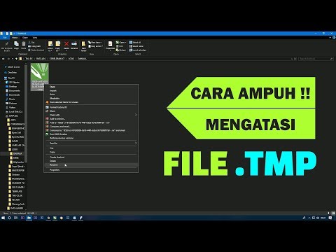 Video: Bagaimana Saya Bisa Membuka File Tmp