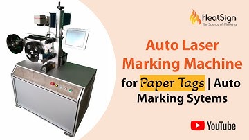 Auto Laser Marking Machine for Paper Tags | Auto Marking Systems