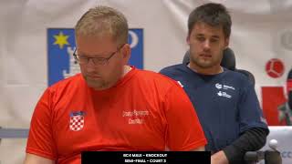 Zagreb World Boccia Challenger 11.04.2024 ½ Final 2405 Louis Saunders 🇬🇧 - 2401 Davor Komar 🇭🇷 (BC4)