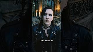How rich is Marilyn Manson?#us  #marilynmanson #celebrity