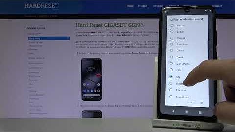 Notification Tones in GIGASET GS190 – List of Notification Sounds