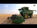 Harvesting Chickpeas near Hettinger North Dakota