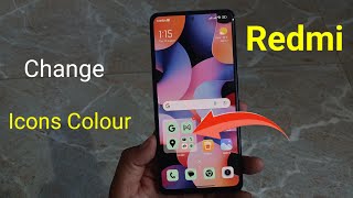 Redmi mobile me apps icon ka colour kaise change hota hai | apps icon background colour replace screenshot 2