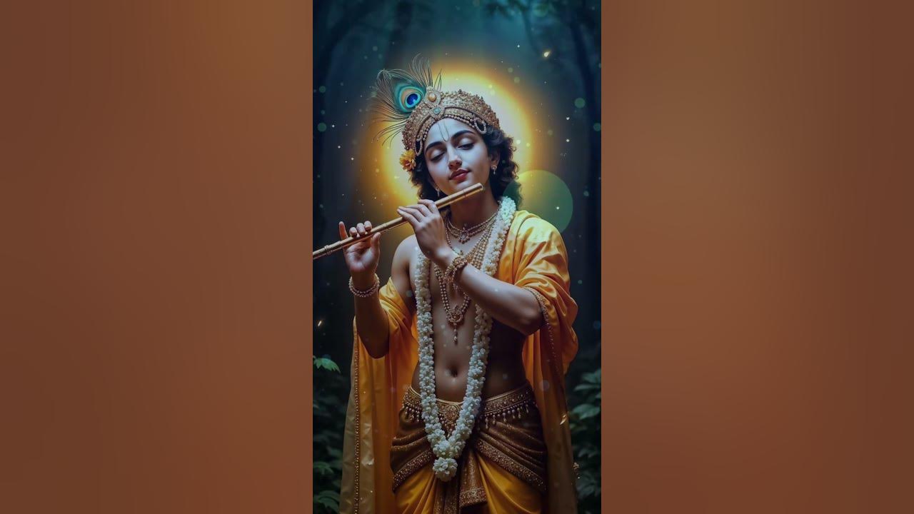 💙One Breath on Krishna’s flute…& whole world finds peace |#viral #shorts #shortsfeed#krishna#flute