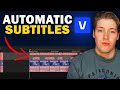 Automatically Create Smooth Subtitles In Vegas Pro 22 