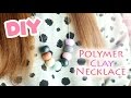 DIY Easy Bead Necklace│Polymer Clay FIMO Tutorial