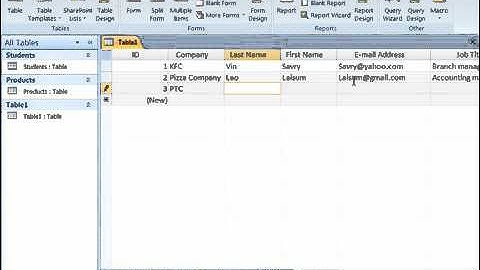 how to create Table by Template11 in Microsoft Access speak khmer