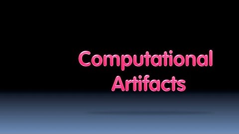 [BJC.1x] Creativity Part 2 : Computational Artifacts