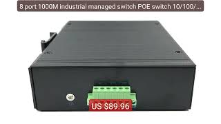 8 port 1000M industrial managed switch POE switch 10/100/1000M 2SFP... — Top Rated 2026 | Buy Now!