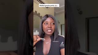 Dubai Porta Potty Nigerian Instagram model confession