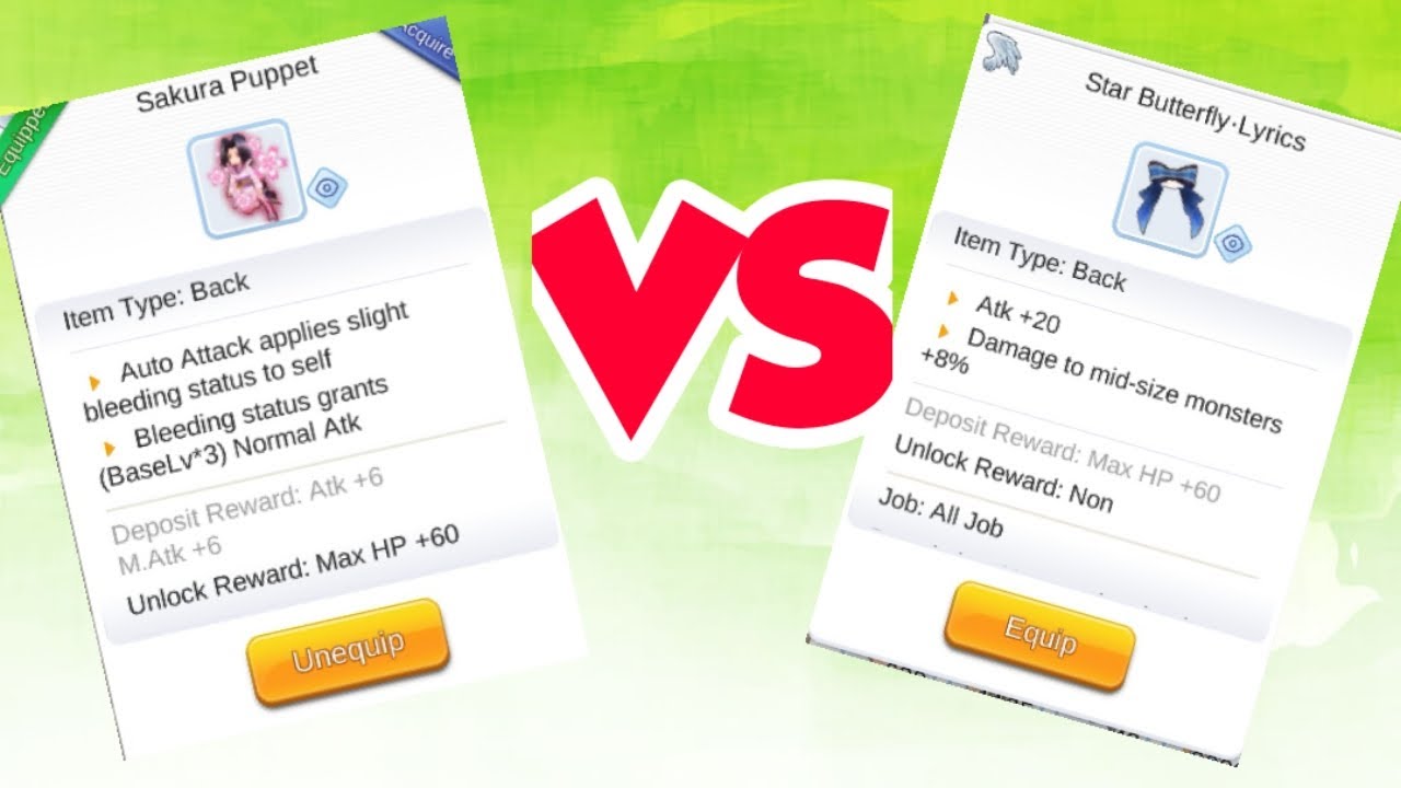 Ragnarok Mobile: Sakura Puppet vs Star Butterfly