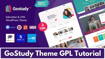 GoStudy Theme GPL Demo Installation and⚡️Activation Tutorial - Real GPL