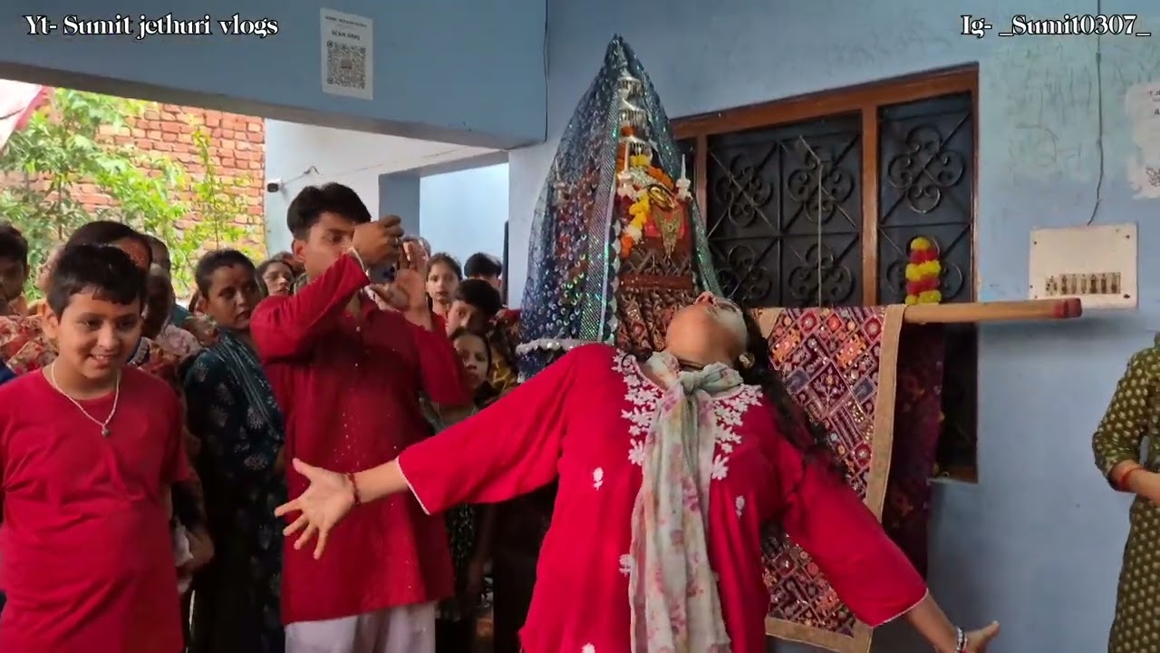 माँ अष्टभुजा ज्वाला दरबार में काली माता हुई प्रकट 😱 #sumitjethurivlogs #ashtbhujajwala #maadurga 