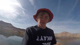Lake Mead - Bass Fishing THAT WAS A BIG ONE !!