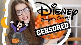 Carving a DISNEY PUMPKIN! *Ft. Disney Trivia*