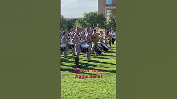 Aggie Band Drummers At Family Weekend Review 2024 Aggieband Tamu 