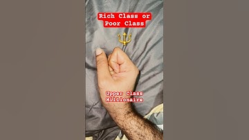 Rich Class or Poor Class #palmistry #shorts #best
