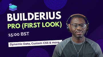 DD Live 39: Builderius Pro v1 beta - First Look