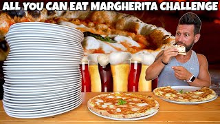 ALL YOU CAN EAT PIZZA MARGHERITA CHALLENGE con rinforzo di BIRRA - MAN VS FOOD