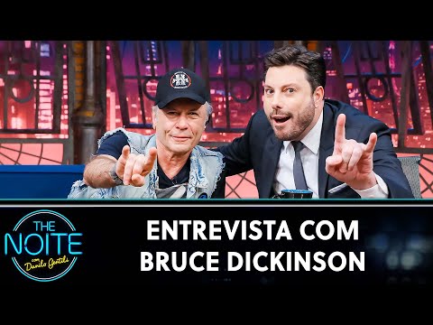 Entrevista com o vocalista com Iron Maiden, Bruce Dickinson | The Noite (13/05/24)