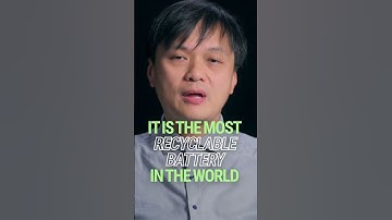 These batteries are recycled with just WATER! ♻️💧