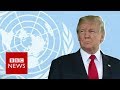 Trump at the UN: What to watch out for - BBC News