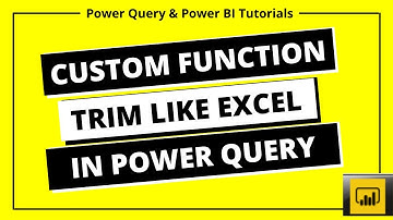 Trim Like Excel In Power Query | Remove Spaces In Text Column Power Query
