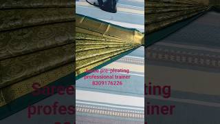 ✨ Professional Saree Pre-Pleating Trainer | Online & Offline Classes Available 👗#bssareeprepleating