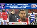 CHAMPIONSHIP PREDICTIONS GAMEWEEK 13  MATCHDAY 13 FIXTURE ...