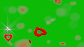 Green Screen Flying Hearts Overlays, Sparkles. Футаж сердечки летают на хромакей Green Screen Flying Hearts Overlays, Sparkles. Футаж сердечки летают на хромакей