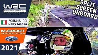 M-Sport Ford Fiesta WRC Rally Onboard with Gus Greensmith : WRC FORUM8 ACI Rally Monza 2021