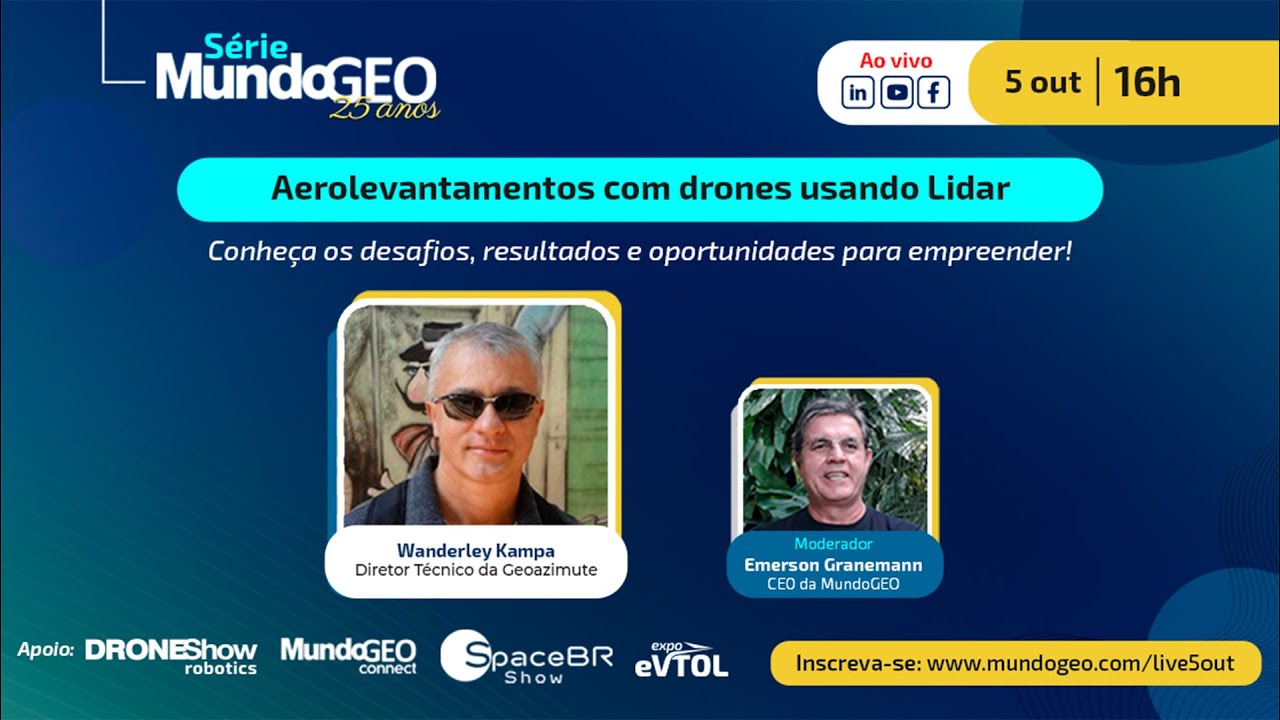 Aerolevantamentos com Drones usando Lidar - YouTube