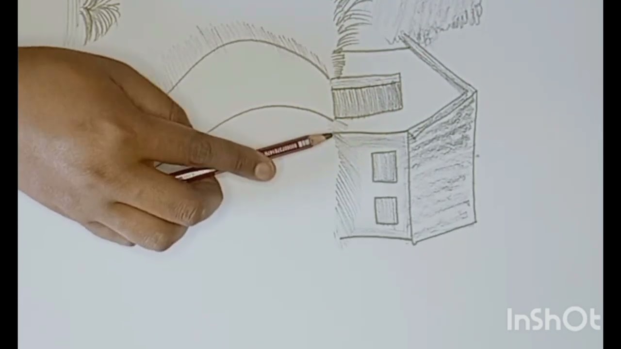 Simple landscape sketch.