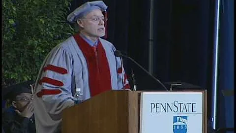 Philip A. Sharp addresses spring 2008 graduating c...